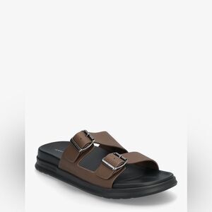 NWOT Tommy Hilfiger D Density Buckle Strap Sandals in Leather